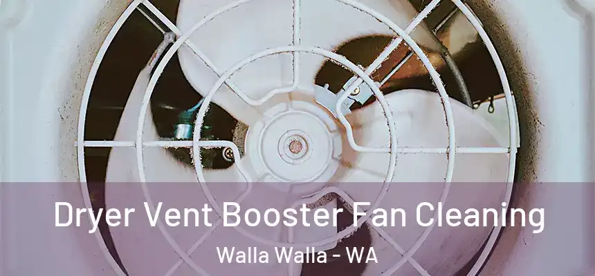  Dryer Vent Booster Fan Cleaning Walla Walla - WA