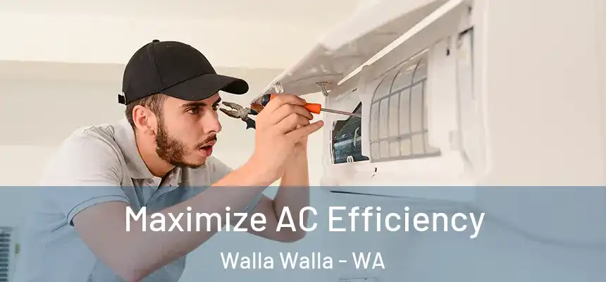 Maximize AC Efficiency Walla Walla - WA