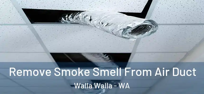 Remove Smoke Smell From Air Duct Walla Walla - WA